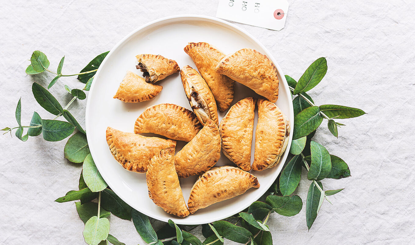 Flaky, Buttery Vegan Mushroom Turnovers