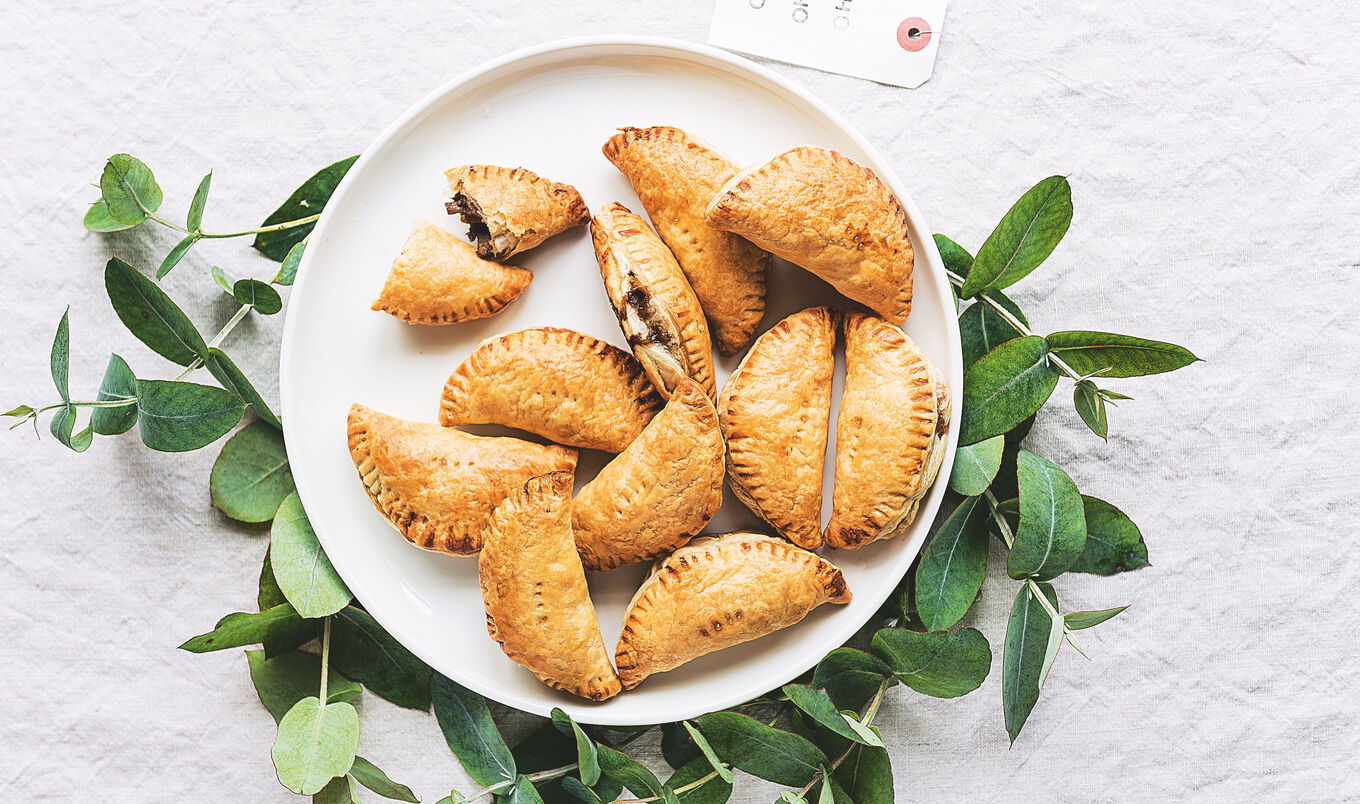 Flaky Vegan Mushroom Turnovers