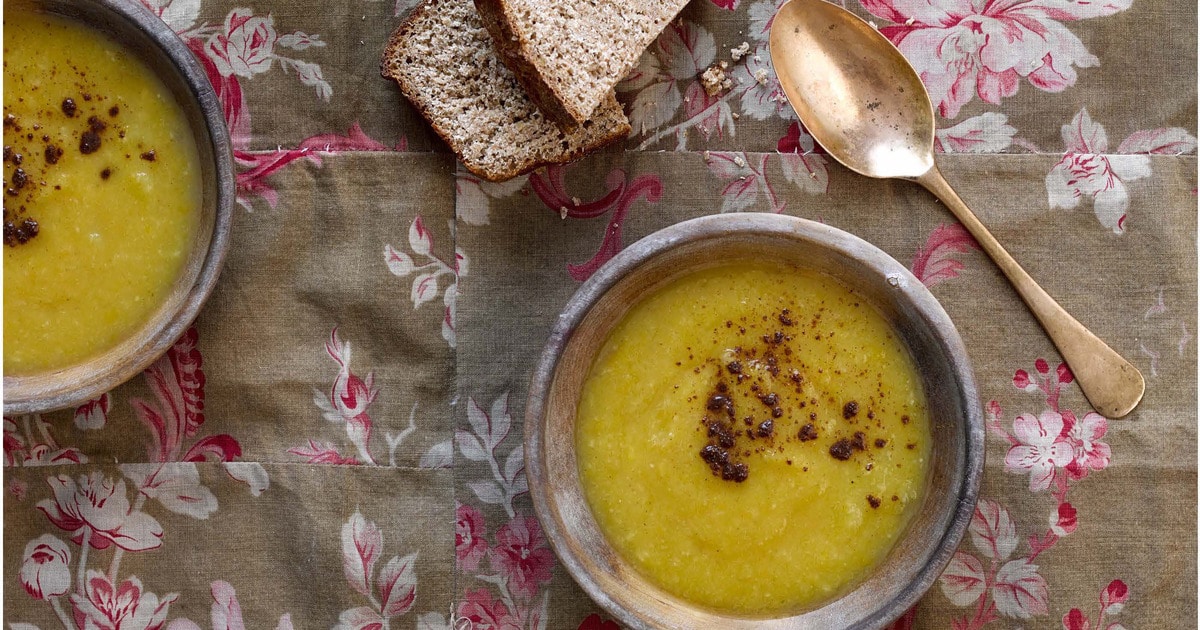 Easy Vegan Pumpkin and Parsnip Soup | VegNews