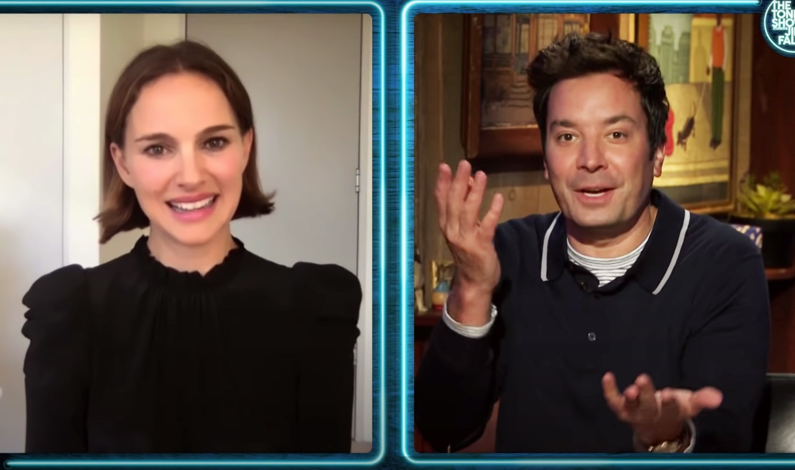 Jimmy Fallon Is “Obsessed” with Natalie Portman’s Vegan Cooking Videos