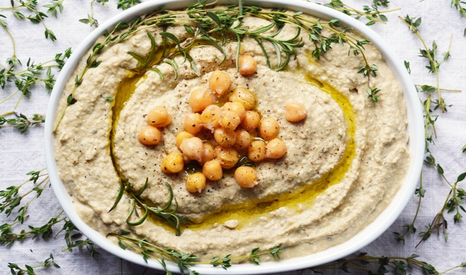 Vegan Holiday Stuffing-Flavored Hummus