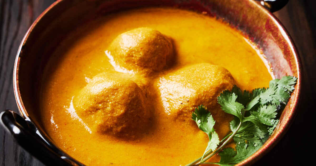 Vegan Malai Kofta (Tofu Potato Meatballs in Tomato-Onion Gravy)
