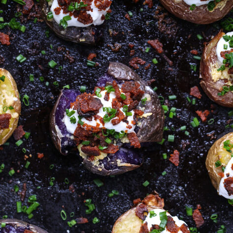 Vegan Smashed & Loaded Potatoes