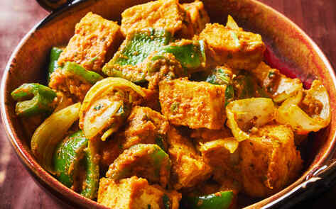 Vegan Kadai Tofu