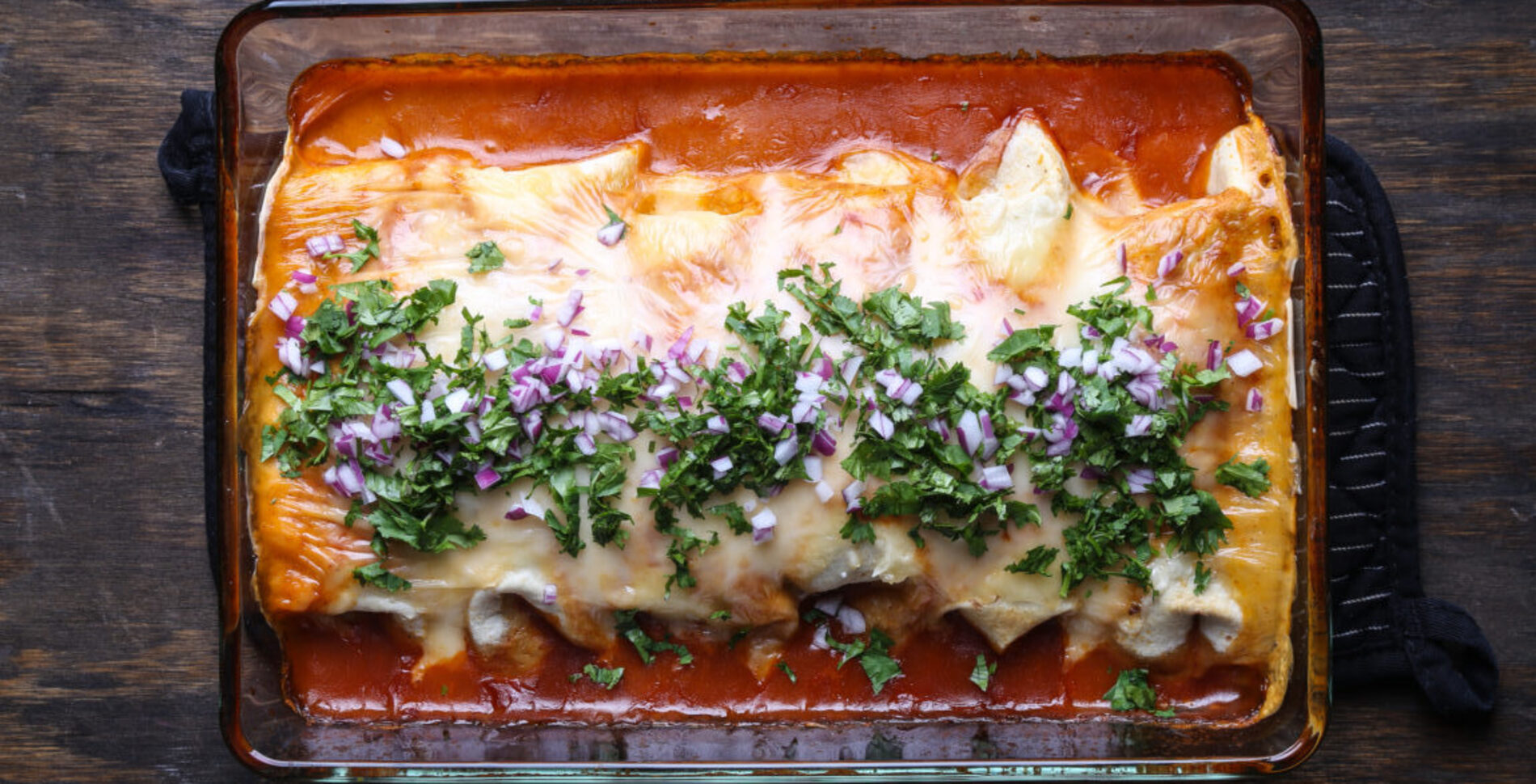 Sweet Potato and Vegan Sausage Enchiladas