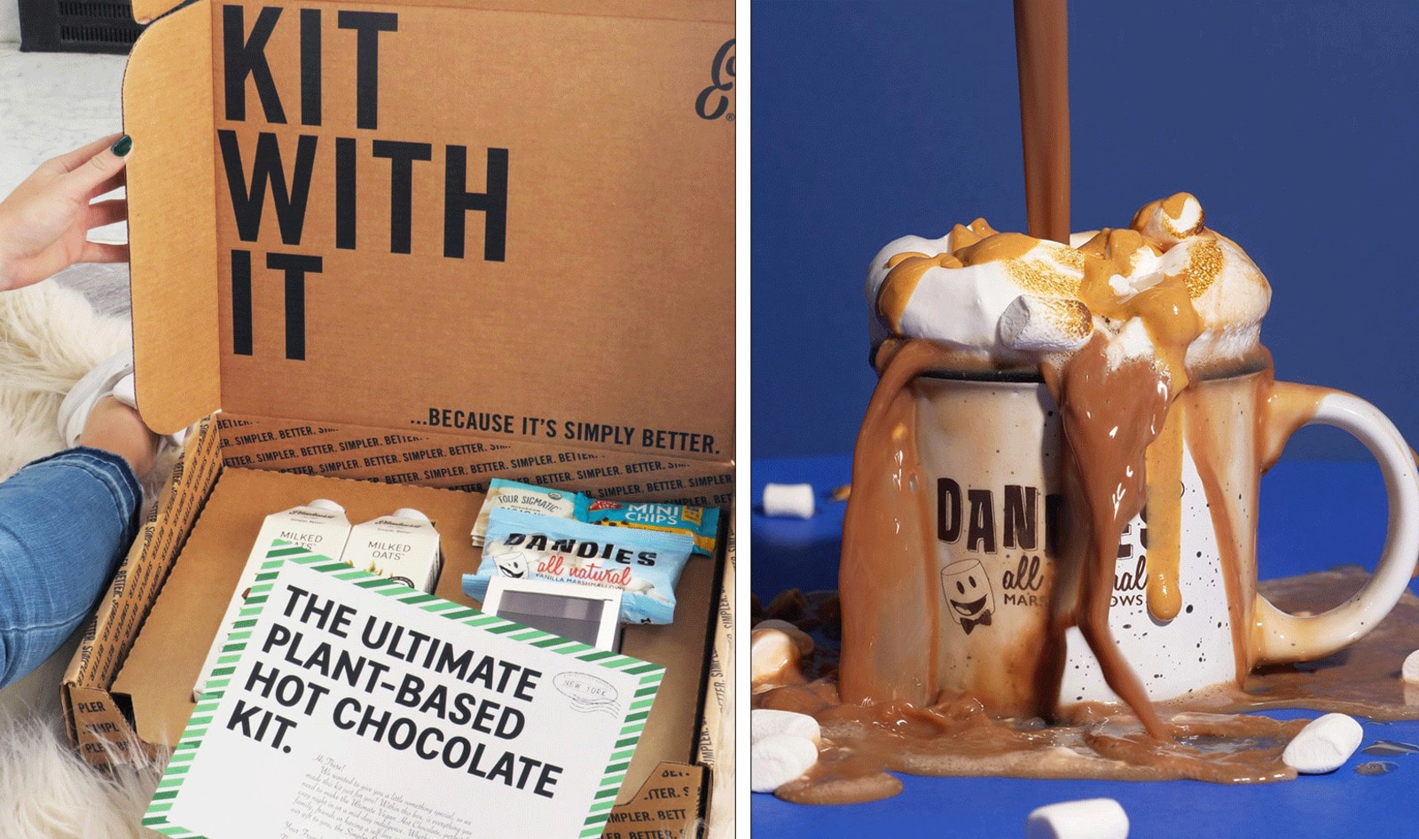 You Can Now Get a Complete Vegan Hot Cocoa Kit Delivered with Marshmallows, Mini Chocolate Chips, and Mushroom Cacao