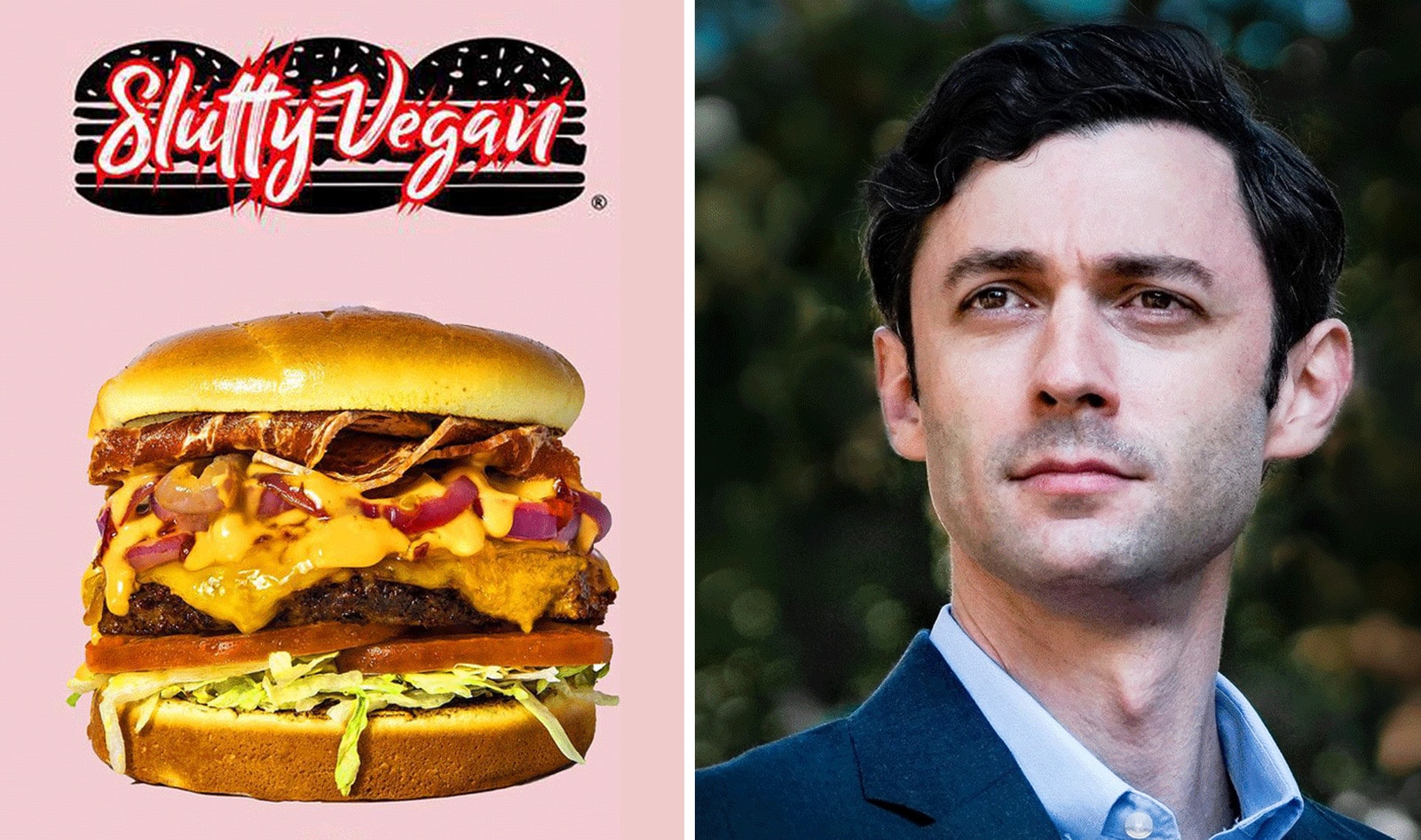 Georgia Senate Candidate Jon Ossoff Feasts on Vegan Burgers in Atlanta