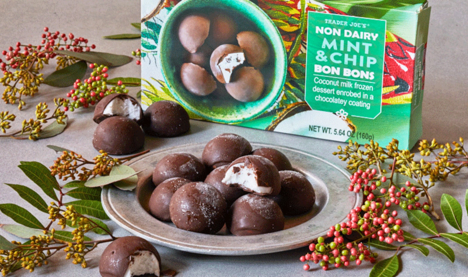 Trader Joe’s Launches Vegan Mint Chocolate Bon Bons