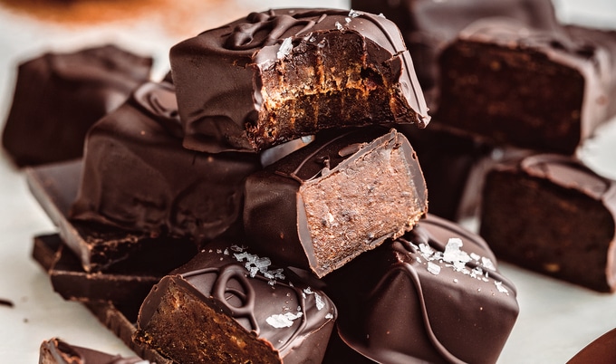 Vegan Salted Caramel Truffles