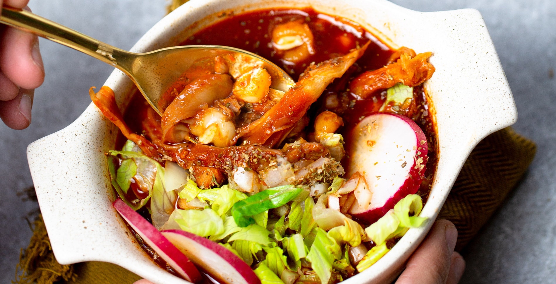Plant-Based Mexican Pozole With Oyster Mushrooms
