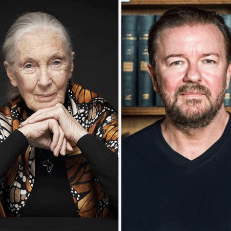 Jane Goodall, Ricky Gervais, Bryan Adams, and 100 Other Celebrities Sign Open Letter Urging Public to Go Vegan in January