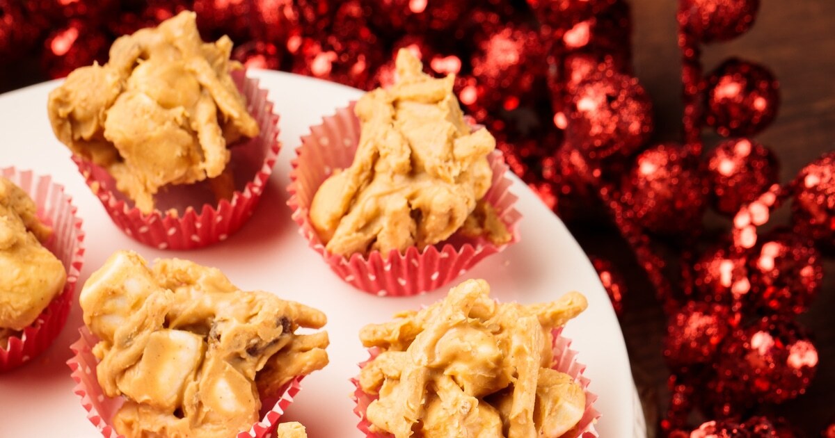 Vegan Peanut Butter Butterscotch Haystacks | VegNews