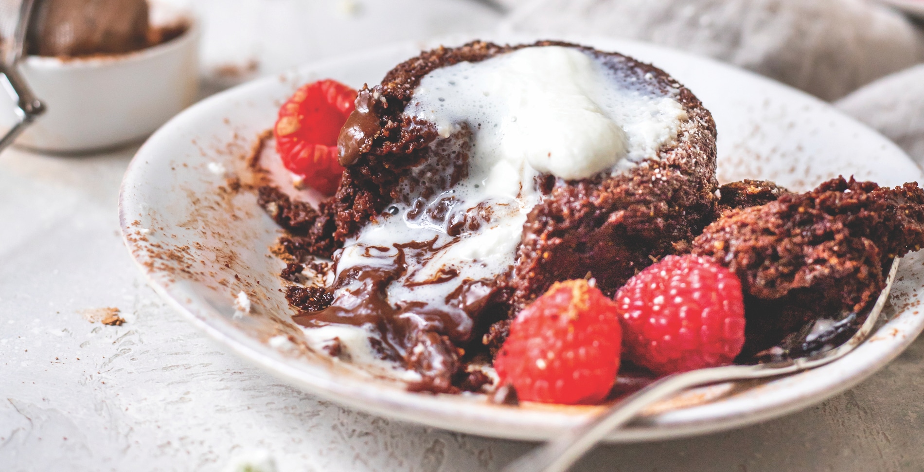 Chocolaty Vegan Molten Lava Cakes