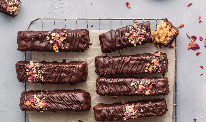 Vegan Chocolate Crunch Bars