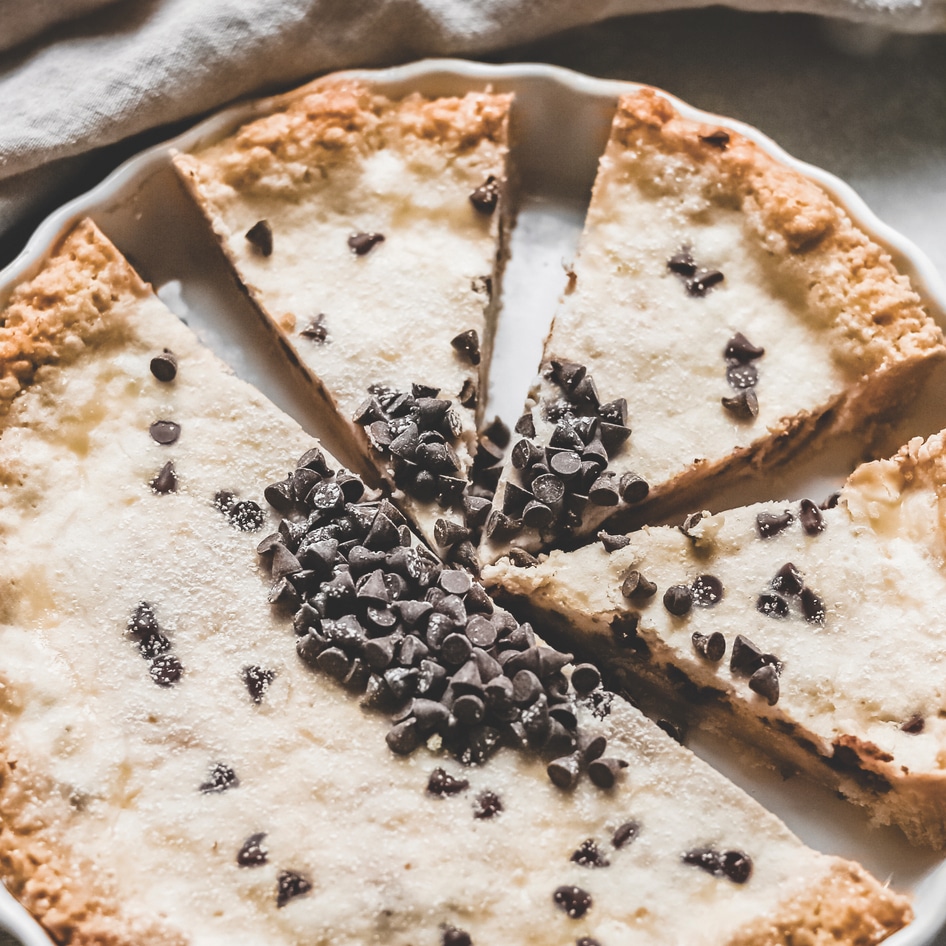 Vegan Chocolate Cannoli Tart