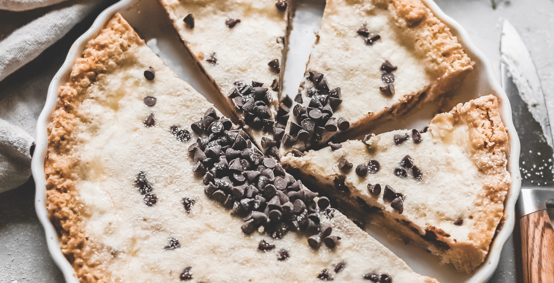 Vegan Chocolate Cannoli Pie