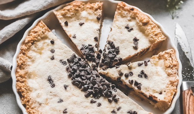 Vegan Cannoli Tart