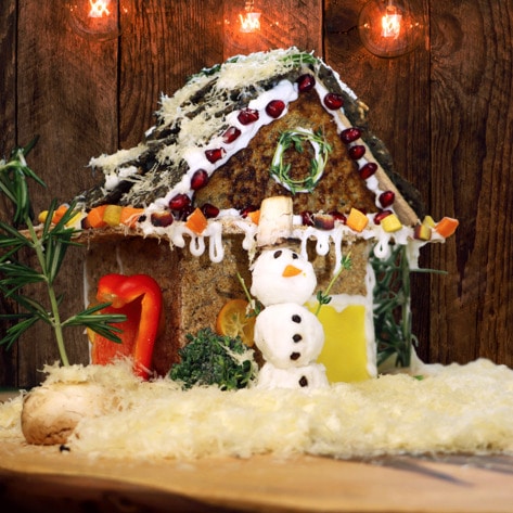 Chef Creates Violife Vegan Cheese Chalet for the Holidays and You Can, Too