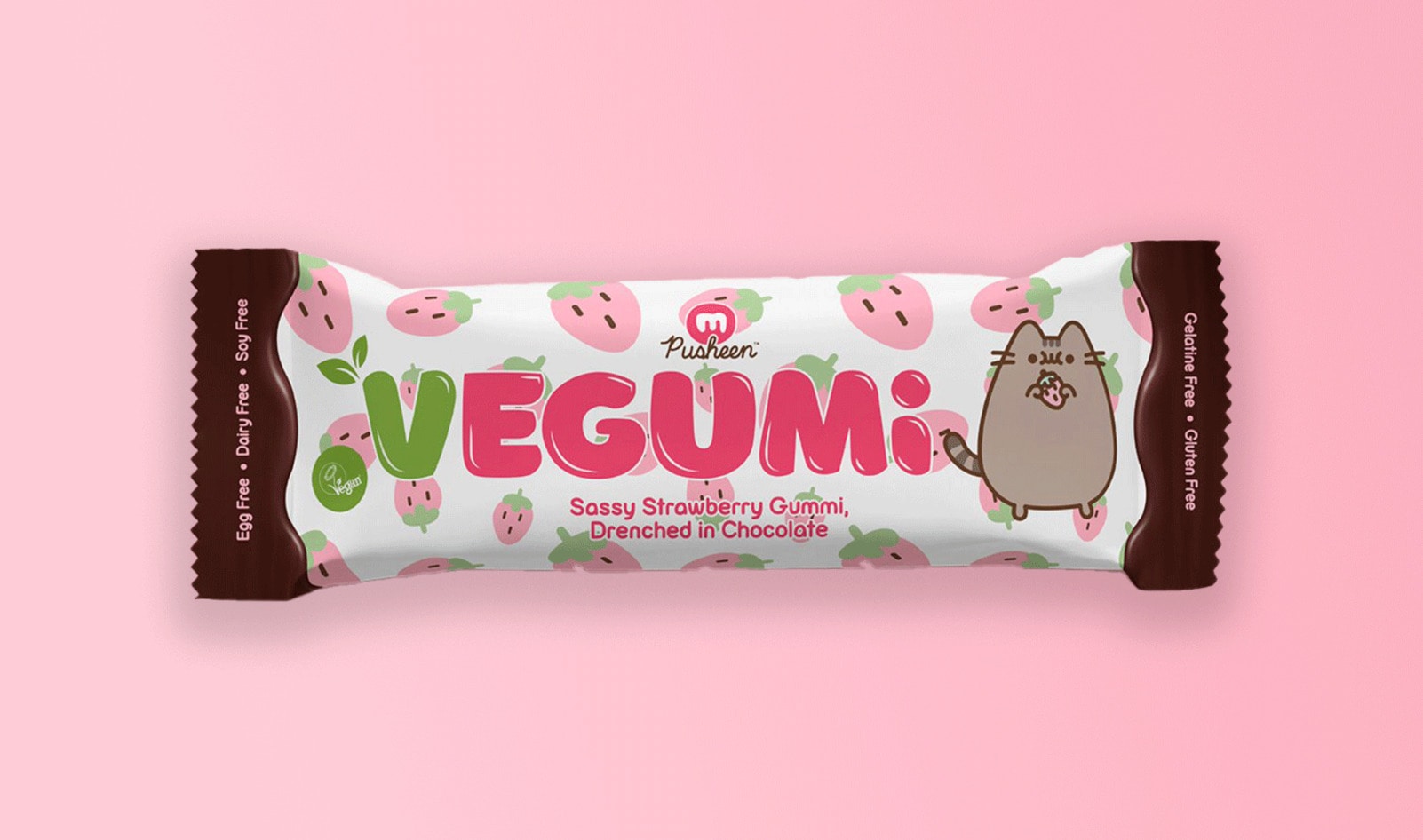 New Vegan Chocolate-Covered Gummy Bars Launch in Partnership with Pusheen the Cat