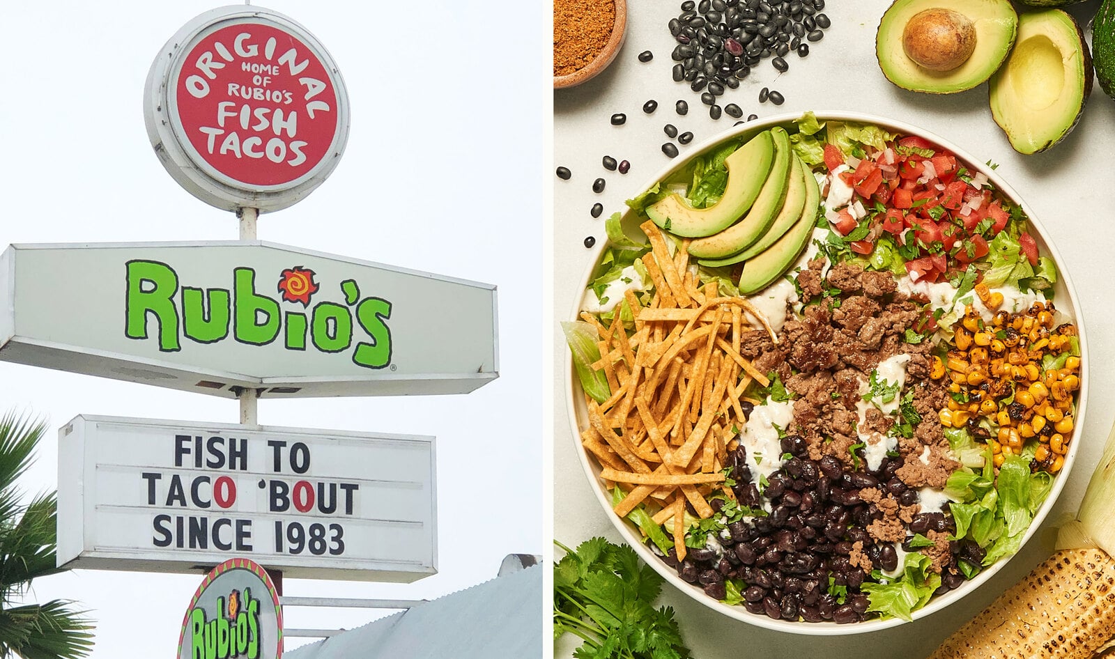 You Can Now Get Impossible Meat Taco Salads at Rubio's