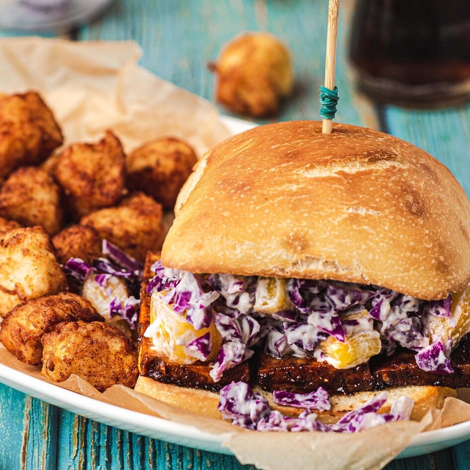 Vegan Tofu and Pineapple Sandwich