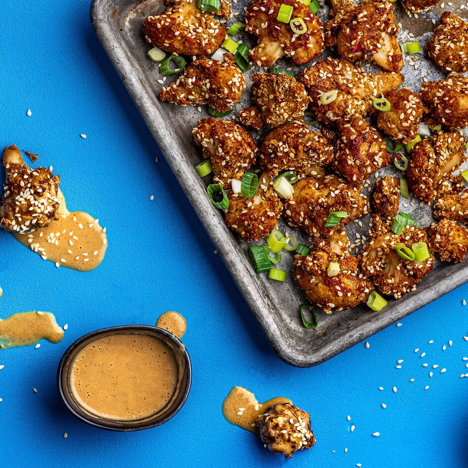 Baked Thai Chili Cauliflower Bites