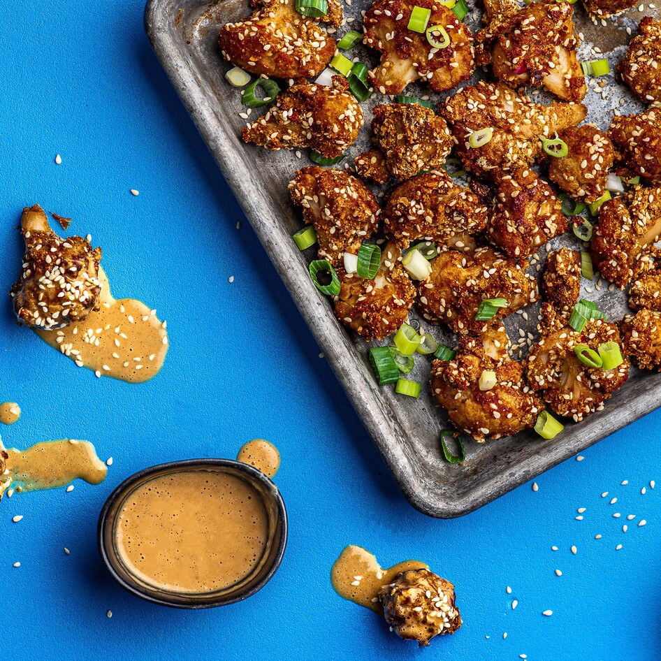 Vegan Baked Thai Chili Cauliflower Bites