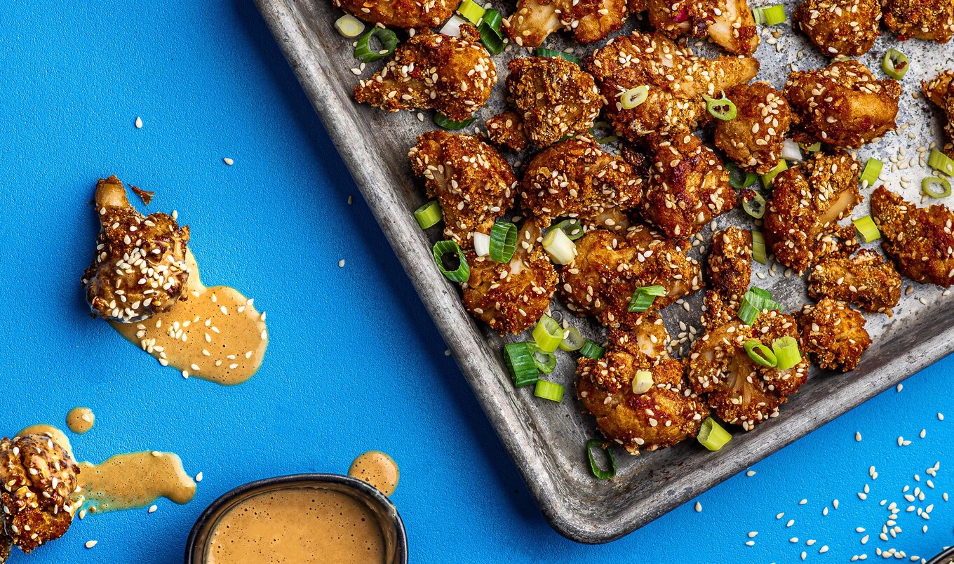 Baked Thai Chili Cauliflower Bites