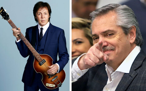 Argentina’s President Will Go Meat-Free If Paul McCartney Plays “Blackbird” in His Office
