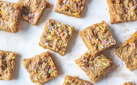 Vegan Birthday Cake Bars