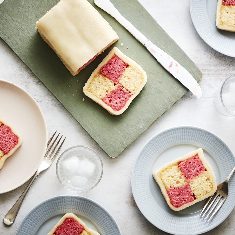 Vegan Battenberg Cake