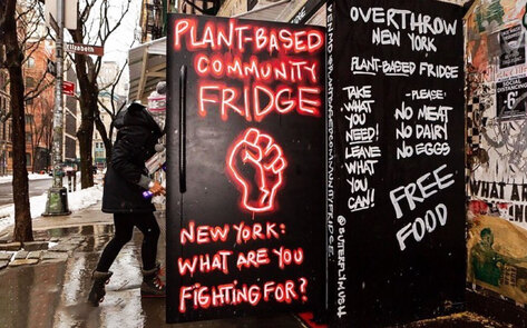 There’s Now a Vegan Community Fridge in New York City