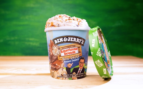 Ben &amp; Jerry’s Launches Vegan Version of Stephen Colbert’s Americone Dream&nbsp;
