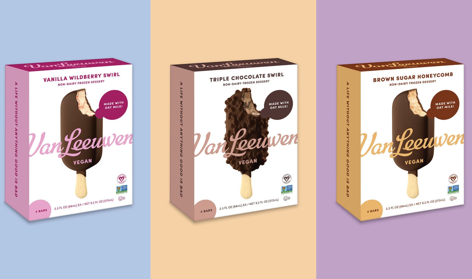Van Leeuwen Just Launched Vegan Chocolate-Dipped Ice Cream Bars&nbsp;