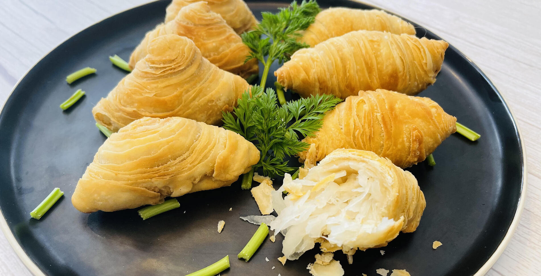 Plant-Based Chinese Turnip Dim Sum Pastry