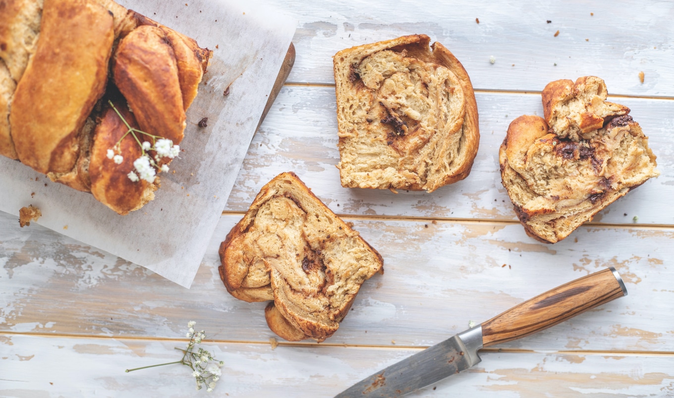 Buttery Vegan Chocolate Babka