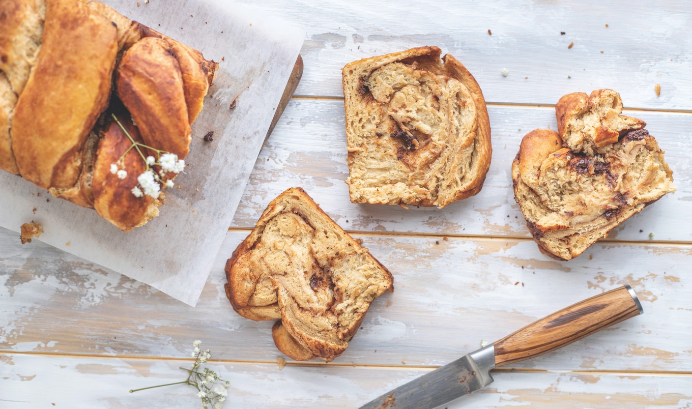 Buttery Vegan Chocolate Babka