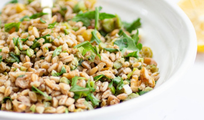 Vegan Winter Farro Salad