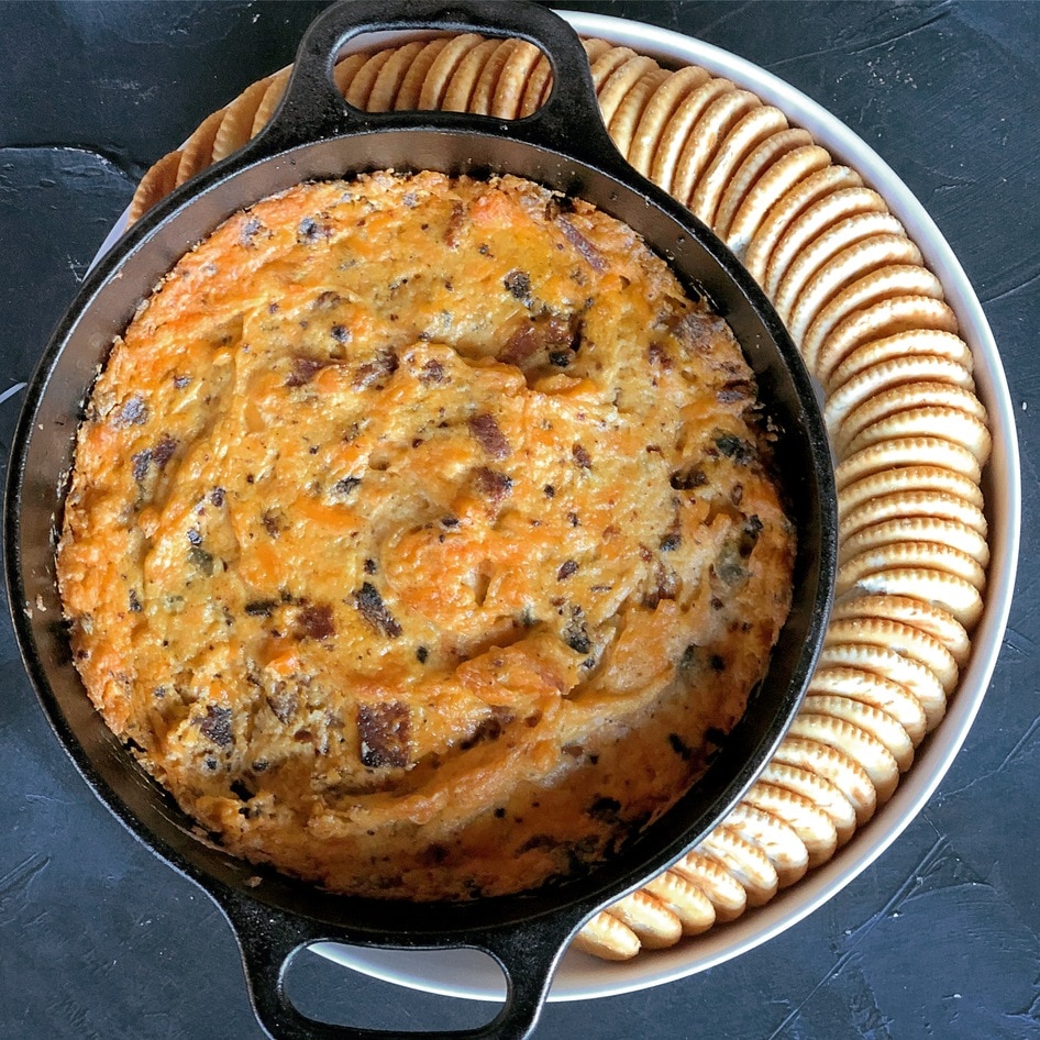 Vegan Bacon Cheddar Jalapeño Dip