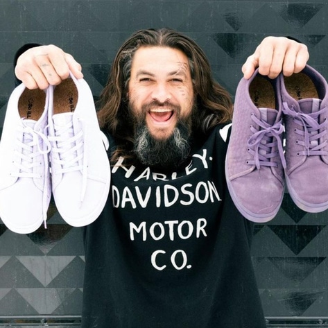Wearing Jason Momoa’s New Vegan Sneakers Kind of Makes You a Superhero