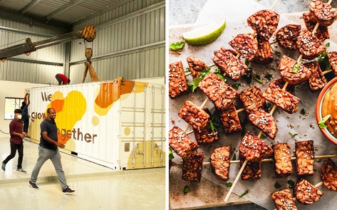 100 Shipping Containers in India to Become Mini Tempeh Factories