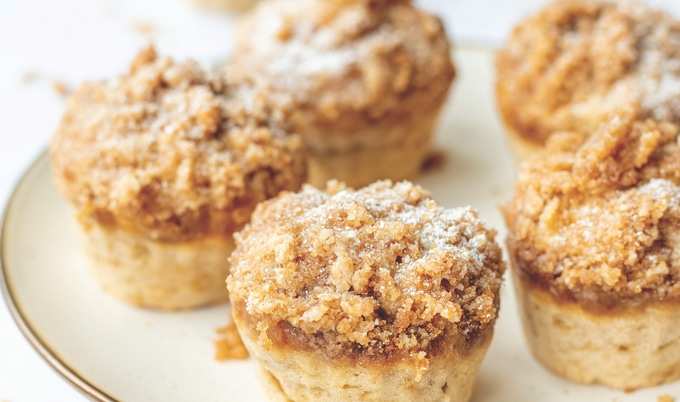 Buttery Vegan Cinnamon Streusel Muffins