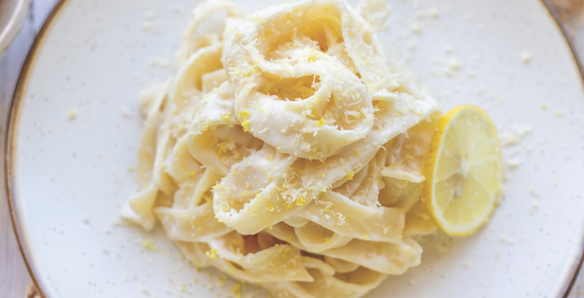 Vegan Buttery Lemon Pasta With Cashew Cream