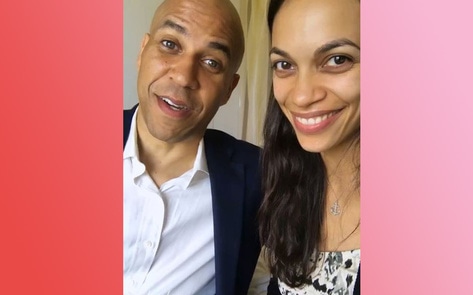 Senator Cory Booker Confirms Girlfriend Rosario Dawson Is Vegan
