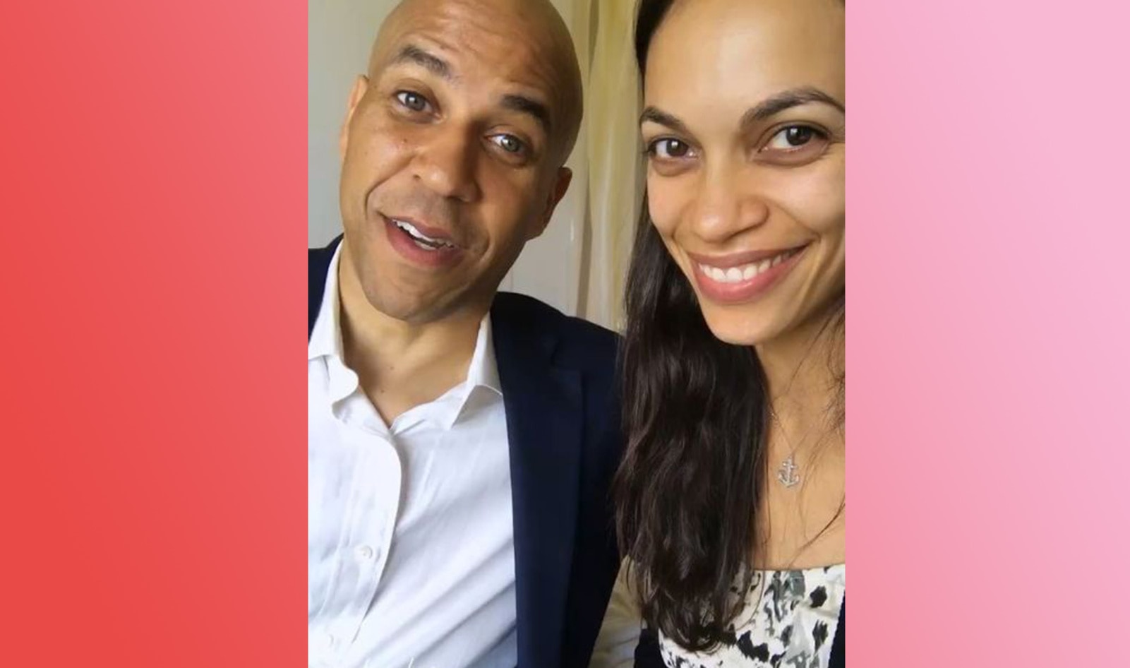 Senator Cory Booker Confirms Girlfriend Rosario Dawson Is Vegan
