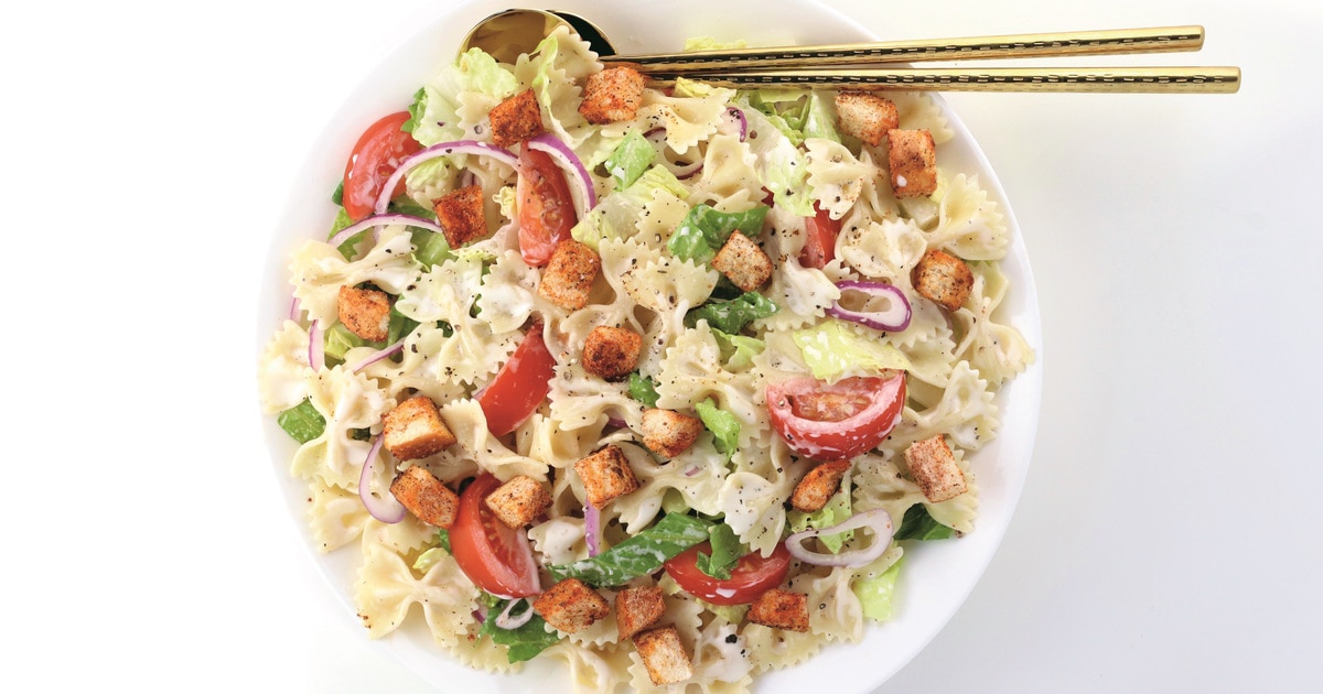 Spiced-Up Vegan Cajun Pasta Salad
