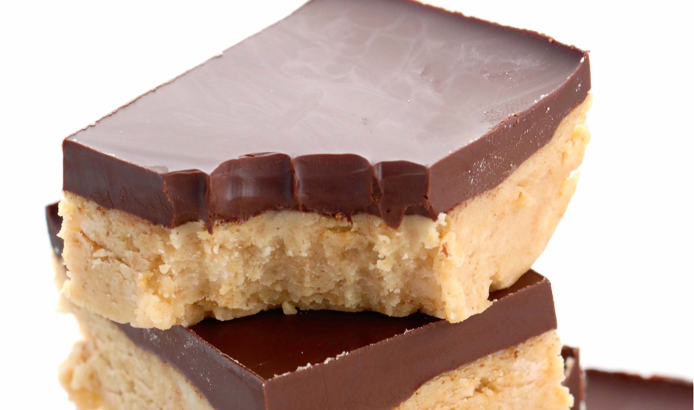 Easy Vegan Chocolate Peanut Butter Graham Bars