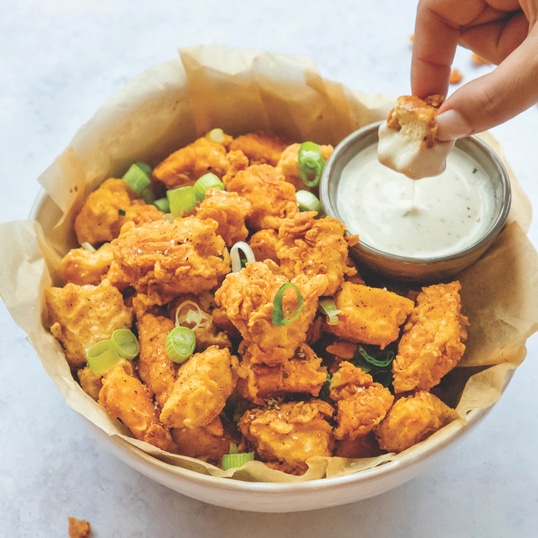 Yes, You Can Make Vegan Popcorn Chicken That’s Crispy and Juicy
