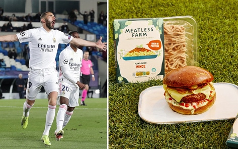 Spanish Soccer Giant Real Madrid Partners with Meatless Farm to Make Sports More Plant-Based