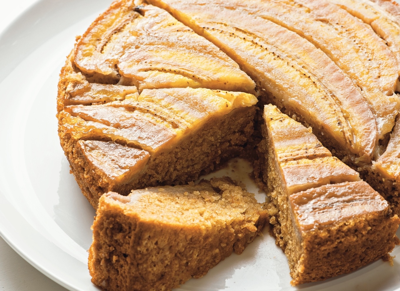 VegNews.BananaCaramelUpside-DownCake